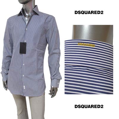 Tシャツ・カットソー D SQUARED2 CLASSIC WESTERN SHIRT (S75DL0894 S30341 470) Light Wash Classic Western Shirt