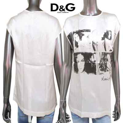 ドルガバ　レディース　Tシャツ t-shrts_white2.jpg