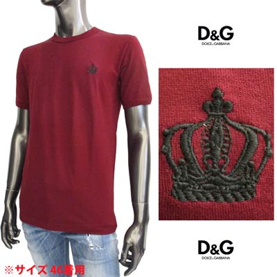 DOLCE&GABBANA ドルガバ ロゴ＆KINGパッチ装飾 半袖 Tシャツ DOLCE&GABBANA ドルガバ ロゴ＆KINGパッチ装飾 半袖 Tシャツ