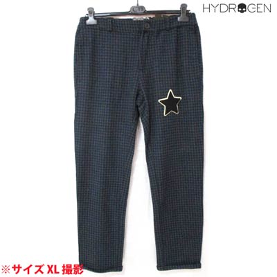 ハイドロゲン Hydrogen メンズ パンツ ボトムス ロゴ チノパン スラックス ギンガムチェック柄 パイル地スターロゴワッペン付きウールチノ ネイビー グリーン 3 Navy R Db14a 送料無料 Smtb Tk Painfreepainrelief Com