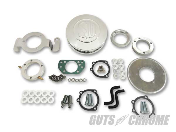 6100-1511　シールドタイプSUエアクリーナーキット37mm 93-99年エボBT