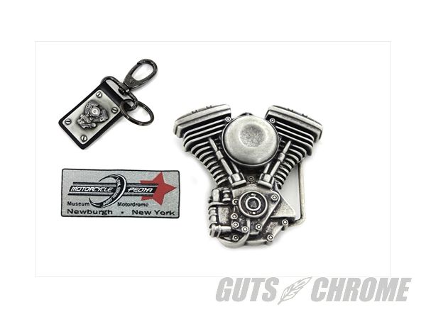 【取寄】48-0224　V-TWIN メンズ EVO エンジン バックル セット All