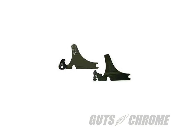 【取寄】50-1609　シーシー バー デタッチャブル サイド プレート, クローム FLST 2000-2007
