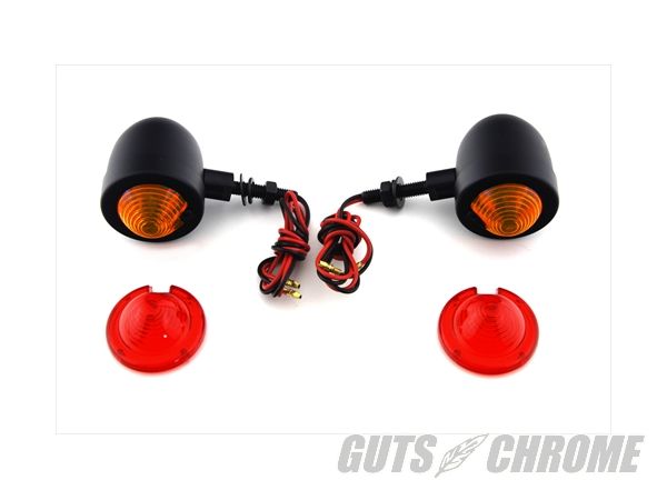 【取寄】33-1413　ブラック エッグ ビレット マーカー ランプ セット WITH 汎用品