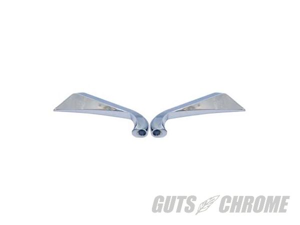 クーポン対象5【取寄】34-0021　EVIL アイ ミラー セット WITH ビレット ステム All models for left and right side applications｜ＧＵＴＳ ＣＨＲＯＭＥ