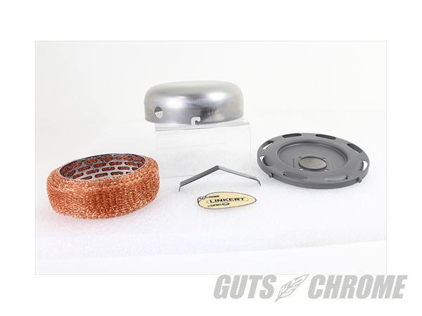 クーポン対象5【取寄】34-1323 7” RAW リンカート エアー クリーナー FL 1941-1965G 1941-1957W 1936-1952|GUTS CHROME