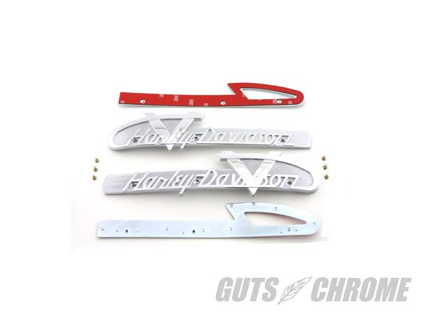 【取寄】38-0806 エンブレムセット WITH クローム レタリング All models|GUTS CHROME
