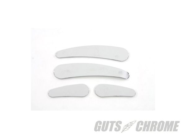 【取寄】42-1534　スムース フレーム カバー トリム セット クローム FXST 2000-2006FXST 2000-UP