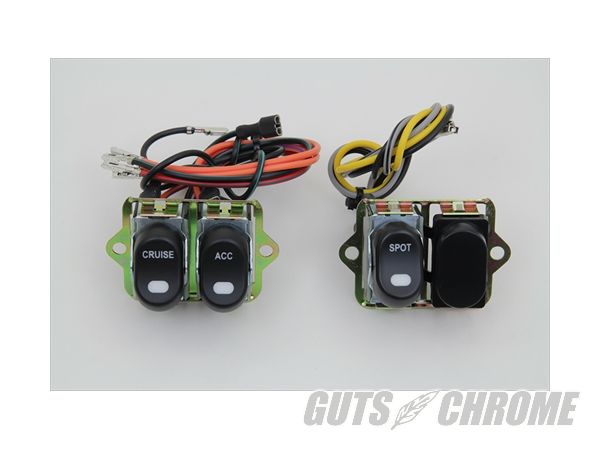 【取寄】32-7018　ハンドル スイッチキット, ロッカー, ブラック FLHTC 2004-UP