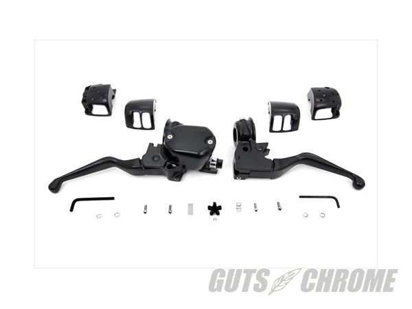 【取寄】(2-3週間）22-0838 ハンドルバー コントロール キット ブラック｜ＧＵＴＳ ＣＨＲＯＭＥ