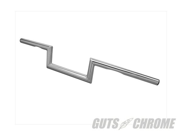 【取寄】25-0418 4インチ Z ハンドルバー ヘコミ有り クローム｜ＧＵＴＳ ＣＨＲＯＭＥ