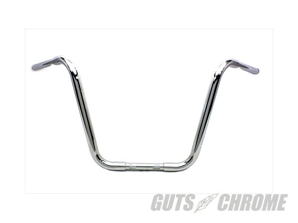 【取寄】(2-3週間）25-0716 16インチ バッファロー エイプハンガー ハンドルバー ヘコミ有り クローム｜ＧＵＴＳ ＣＨＲＯＭＥ