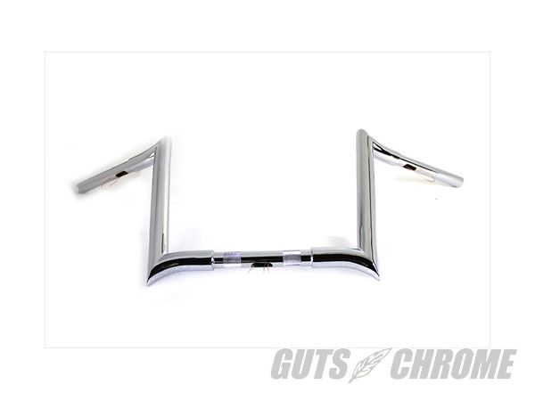 【取寄】(2-3週間）25-1204 12インチ クローム Z-Bar ハンドルバー ヘコミ有り｜ＧＵＴＳ ＣＨＲＯＭＥ