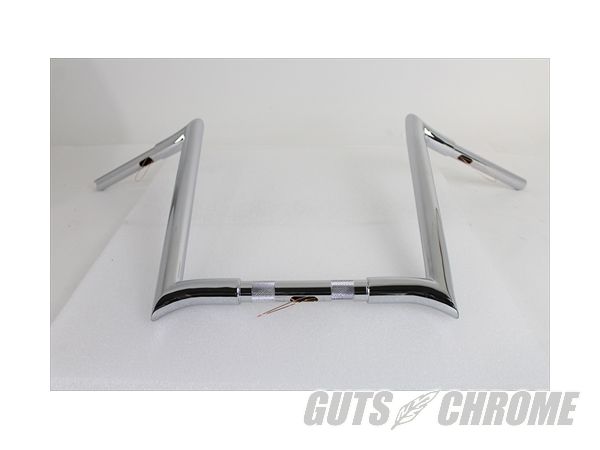 【取寄】(2-3週間）25-1208 16インチ クローム Z-Bar ハンドルバー ヘコミ有り｜ＧＵＴＳ ＣＨＲＯＭＥ