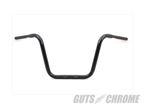 【取寄】(2-3週間)25-1300 14.5インチ Rhino エイプハンガー ハンドルバー ヘコミ有り ブラック|GUTS CHROME