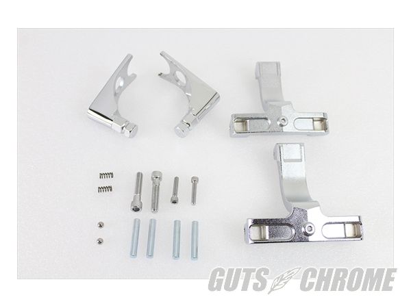 【取寄】27-0382 クローム パッセンジャー フットボード マウントキット