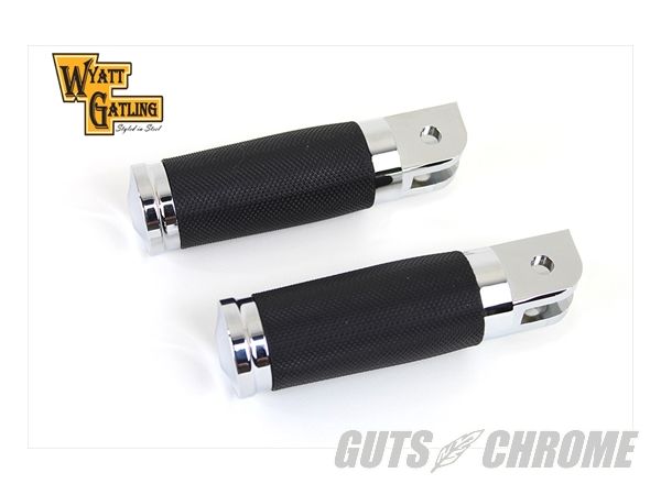 【取寄】27-0488 Wyatt's 2018 クローム ライダー フットペグ セット|GUTS CHROME