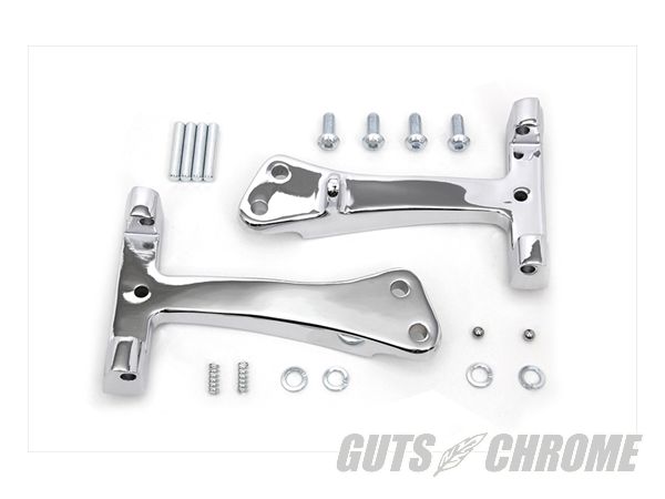 【取寄】27-1010 パッセンジャー フットボード サポート クローム｜ＧＵＴＳ ＣＨＲＯＭＥ