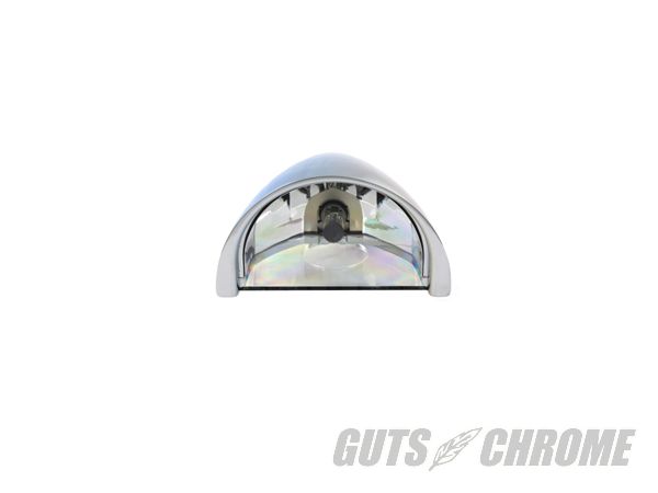【取寄】33-0050 5.75インチ　ハーフムーンヘッドランプ　クロームビレット 6,592円