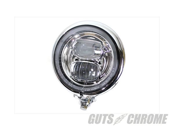 【取寄】33-1594 5.75インチ ベイツスタイル　LEDヘッドランプ　クローム