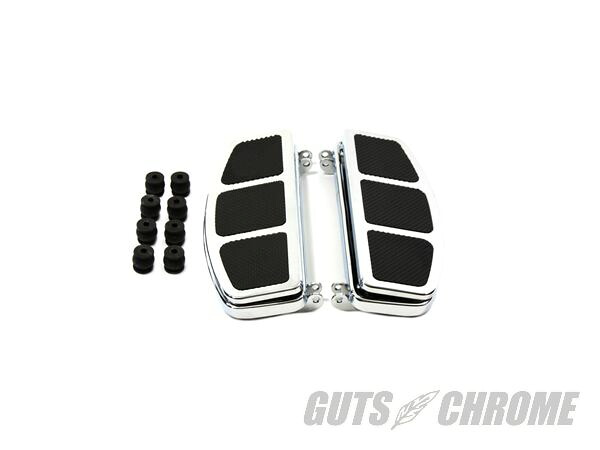 【取寄】27-1054 ドライバー フットボードセット クローム｜ＧＵＴＳ ＣＨＲＯＭＥ