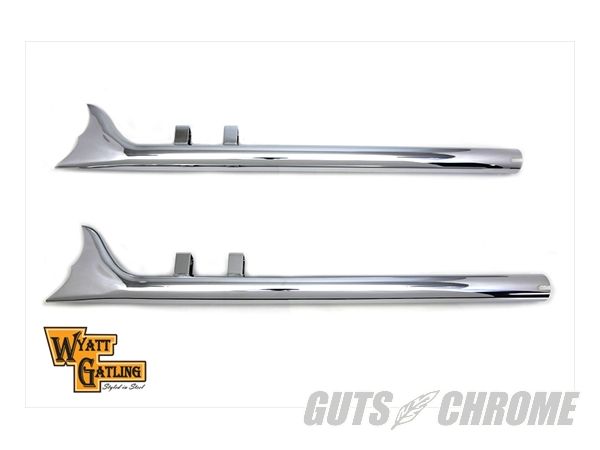 【取寄】(2-3週間）30-0781 Wyatt Gatling 32インチ スキャロップ フィッシュテール セット クローム｜ＧＵＴＳ ＣＨＲＯＭＥ