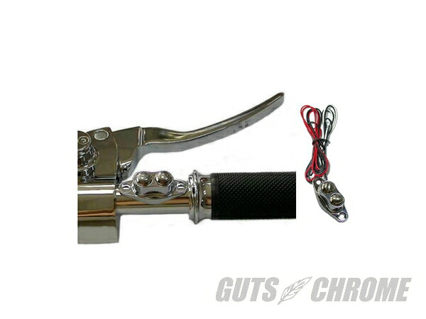 【取寄】32-0263 クローム デュエット ハンドルバー ボタン スイッチ キット|GUTS CHROME
