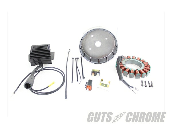 【取寄】(2-3週間）32-1475 FXST, FLST 45 Amp スリー フェーズ オルタネーター キット｜ＧＵＴＳ ＣＨＲＯＭＥ