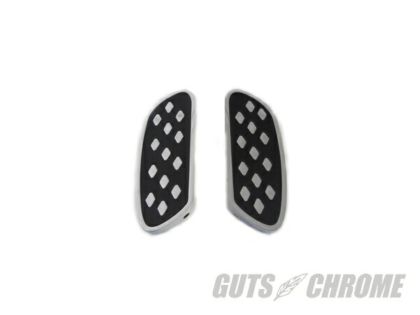 27-0703 パッセンジャー フットボード セット ダイヤモンド デザイン｜ＧＵＴＳ ＣＨＲＯＭＥ