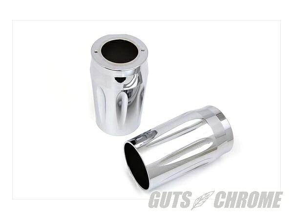 【取寄】 24-1192 クローム フォーク スライダー カバー セット｜ＧＵＴＳ ＣＨＲＯＭＥ