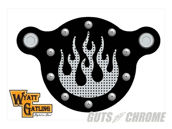 【取寄】 34-0238 Wyatt Gatling エア クリーナー キット ブラック｜ＧＵＴＳ ＣＨＲＯＭＥ