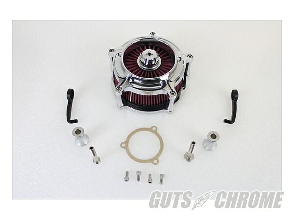 【取寄】 34-1712 Exposed フィルター エア クリーナー キット クローム