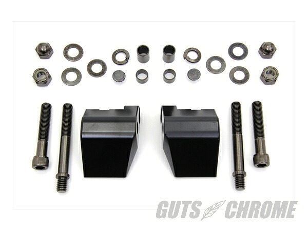 34-1968 ブラック ミラー マウント ブロック|GUTS CHROME