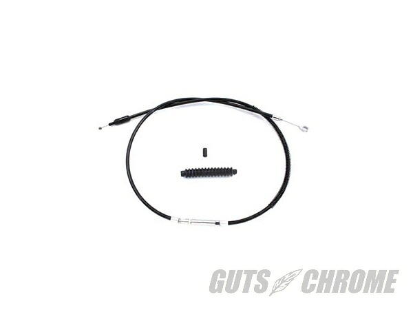 【取寄】 36-2366 63インチ ブラック クラッチ ケーブル|GUTS CHROME