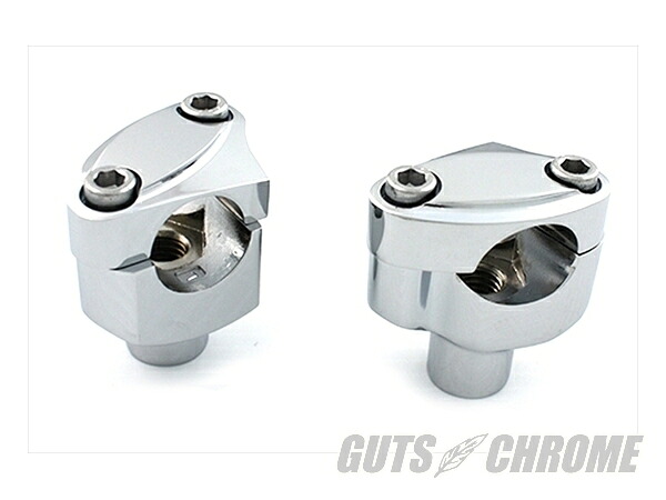 【取寄】25-0987 1-1/2インチ ライザーセット クローム|GUTS CHROME