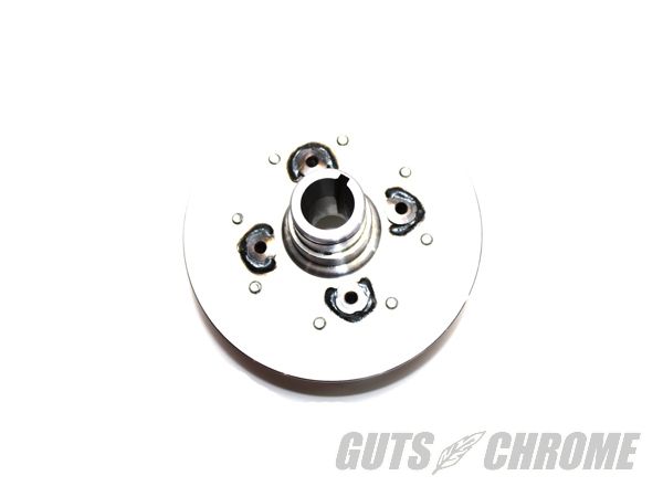 【取寄】18-8153 レプリカ クラッチ ハブ W スティール センター FXST 1985-1990FLST 1986-1990FLT 1985-1990FXR 1985-1990|GUTS CHROME