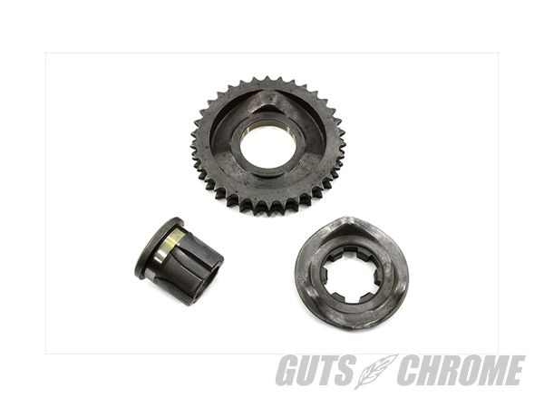 【取寄】19-0584 コンぺンセーター スプロケット アッセンブリー, 34 丁 FXST 2006-UPFLST 2006-UP|GUTS CHROME