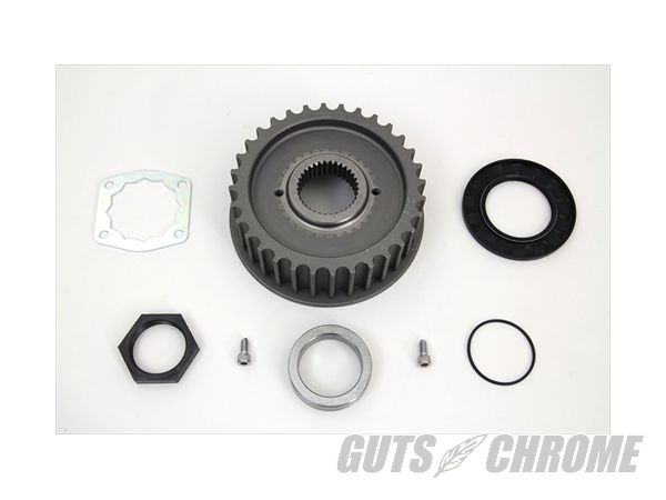 【取寄】20-0447 アロイ フロント プーリー, 32 丁, 5速用 FXST 1984-1993 5-speedFLST 1986-1993 5-speedFLT 1984-1993 5-speedFXR 1984-1993 5-speedFXD 1991-1993 5-speed|GUTS CHROME