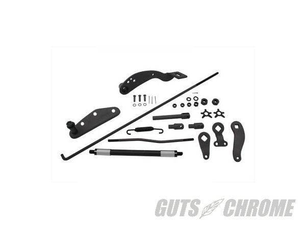 【取寄】(2-3週間)22-0707 メカニカル ブレーキ コントール キット, パーカーライズド FL 1941-1957EL 1936-1940UL 1936-1948|GUTS CHROME