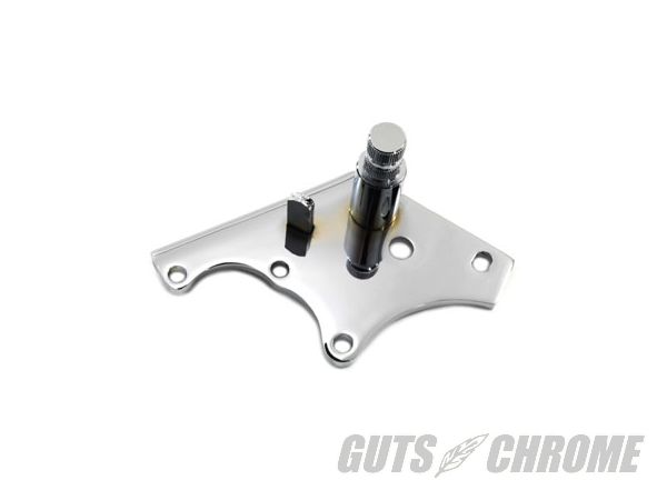 【取寄】23-0107 フット ブレーキ ペダル ブラケット, クローム FX 1972-1979FXS 1972-1979｜ＧＵＴＳ ＣＨＲＯＭＥ