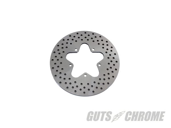 【取寄】23-0354 ドリルド リア ディスク, 11.5&rdquo; スタンダード FLT 1986-1999 Rear｜ＧＵＴＳ ＣＨＲＯＭＥ