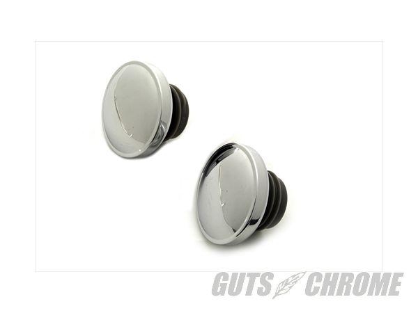 クーポン対象7【取寄】38-0320 ラチェッティング スタイル ガス キャップ セット ベント ノーベント FXST 1996-UPFLST 1996-UP|GUTS CHROME
