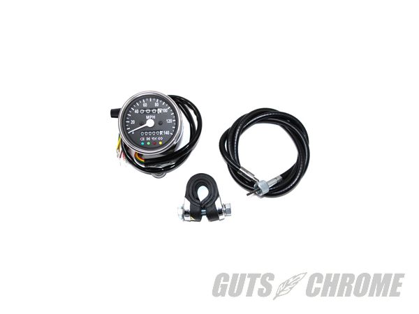 クーポン対象5【取寄】39-0579 Mini スピードメーター 2240:60 Ratio FXST 1984-1994FLST 1986-1994｜ＧＵＴＳ ＣＨＲＯＭＥ