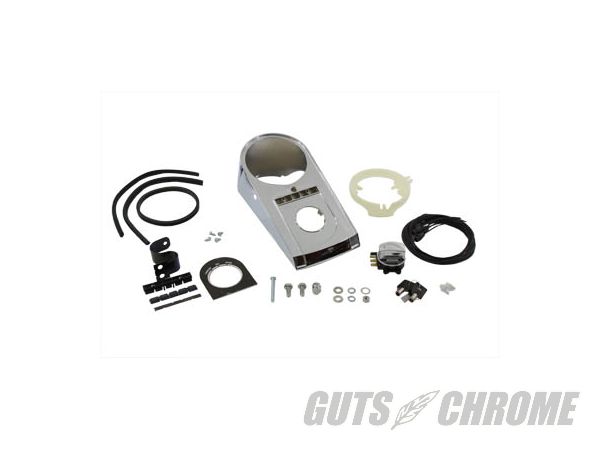 【取寄】39-0896 クローム Bobbed ダッシュ カバー キット FXST 1996-1999FLST 1996-1999