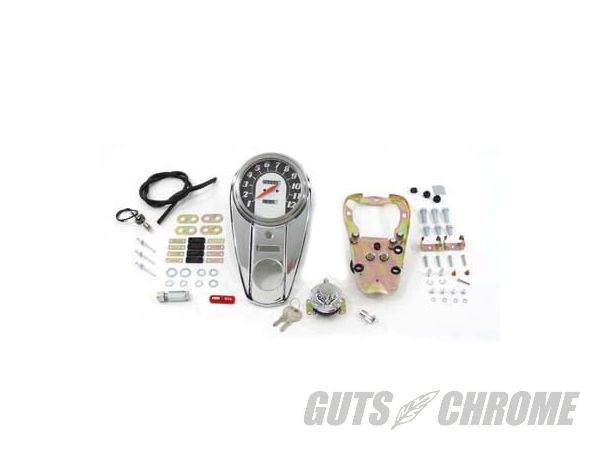 【取寄】39-0909 クローム トゥー ライト ダッシュ パネル キット 1:1 Ratio スピードメーター FXST 1984-1995FXWG 1984-1995FLH 1968-1984｜ＧＵＴＳ ＣＨＲＯＭＥ