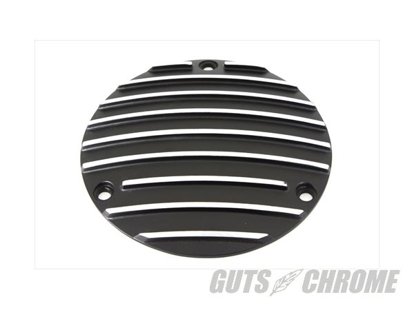 クーポン対象5【取寄】42-0632 フィニッシュ ダービー カバー ブラック FX 1971-1984FL 1970-1984FXST 1984-1998FLST 1986-1998FLT 1979-1998FXD 1991-1998FXR 1985-1994｜ＧＵＴＳ ＣＨＲＯＭＥ