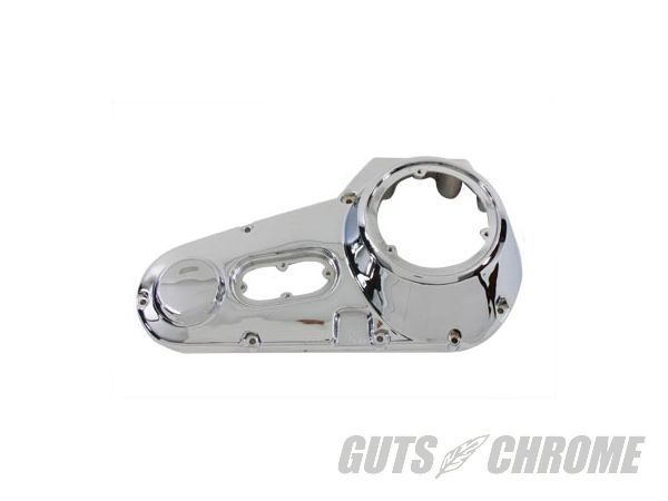 【取寄】(2-3週間)43-0242 アウター プライマリー カバー, クローム FX 1973-1984 with rear chain driveFXE 1973-1984 with rear chain drive|GUTS CHROME