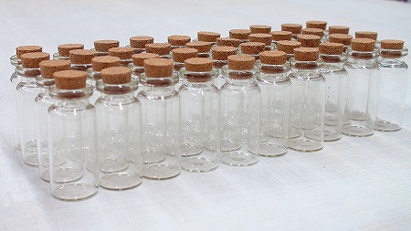 楽天市場 コルク瓶 L 2 2cm 5cm 40本セット コルク栓付 ガラスビン メール便送料無料 Sol