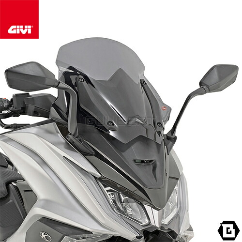 良質 GIVI D6110S スポーツスクリーン KYMCO AK 550 17 - 22 専用 ジビ