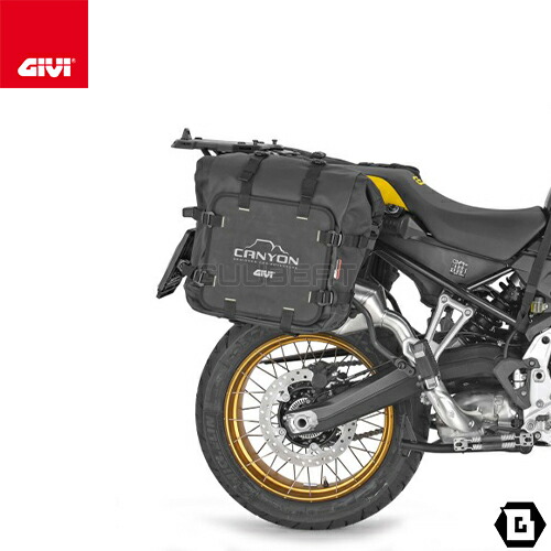 【1/31当店在庫品】GIVIGRT720Gravel-TCANYONサイドバッグ50L(片側25L)容量左右ペア/ジビ
